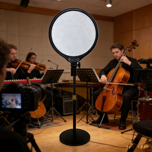 Anneau lumineux LED 10 pouces avec support disque et contrôle filaire, kit d'éclairage portable pour maquillage, appels Zoom, qualité studio <span class=keywords><strong>TikTok</strong></span> - Product Image 4