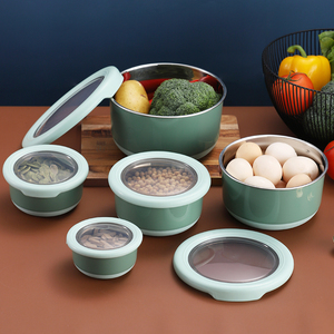 Bán buôn New Homio Tedemei Chất lượng cao 1.2L xách tay BPA miễn phí leakproof Hộp Ăn Trưa vòng thép không gỉ thực phẩm lưu trữ <span class=keywords><strong>container</strong></span> - Product Image 3