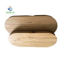 Nouvelle mode 20W Qi Zhu chargeur sans fil charge rapide chargeur 2 bobines avec Type C pour deux appareils Produit de services de fabrication