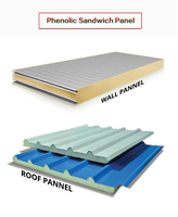 Panneau sandwich en PU 30mm 20/25/30mm XPS/Pf/phénolique/panneau de conduit d'air Pir
