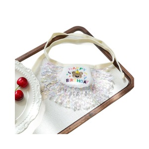 Bandanas pour fête d'anniversaire d'animaux de compagnie, motif ours, ensemble mignon de bavoir et chapeau pour chien, anniversaire de chien - Product Image 1