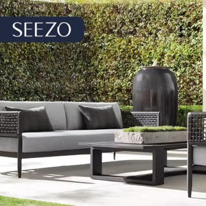 Nouvel ensemble <span class=keywords><strong>de</strong></span> canapés d'extérieur en aluminium, mobilier <span class=keywords><strong>de</strong></span> <span class=keywords><strong>salon</strong></span> d'angle résistant aux intempéries pour balcon et <span class=keywords><strong>jardin</strong></span>, collection moderne en aluminium et osier - Product Image 2