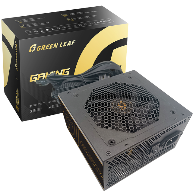 GREEN LEAF OEM 500W/650W/750W PSU 80+ Bronze Certification 24Pin Desktop ATX Gaming Computer Power Supply Stock 3 Year