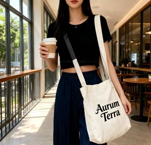 Bolsa de Mano Deportiva de Lona de Algodón Reutilizable con Logotipo Personalizado Impreso para el Gimnasio - Product Image 3