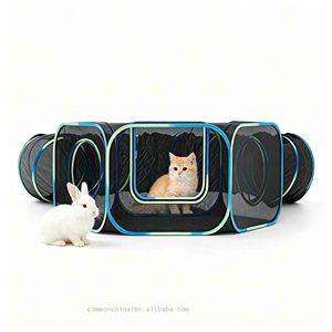 Enclos extérieur pour chat Catio, grande barrière en filet pour chien, tente pour animaux avec tunnel, tente tunnel pour animaux, enclos extérieur pour chien avec fenêtre pour chat - Product Image 2