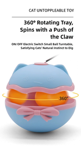 Lanzador de bolas inteligente y automático, juguete de movimiento de rompecabezas electrónico interactivo moderno para mascotas, fabricado para perros y gatos, novedad - Product Image 5