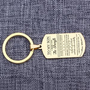 <span class=keywords><strong>Porte</strong></span>-clés personnalisés avec lettre et Logo, Inscription cookies à <span class=keywords><strong>mon</strong></span> <span class=keywords><strong>fils</strong></span>, chien - Product Image 5