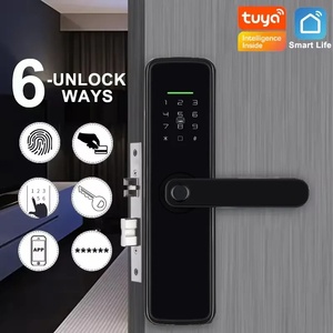 Euro Mortise 4585 6072 Smart <strong>Door</strong> Lock Fingerprint Tuya Wifi Zigbee Ttlock Wifi BLE No Need Gateway Card Code Digital <strong>Door</strong> Lock - Product Image 5