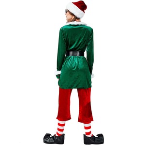Xmas Party Dress up Femmes Noël Vert <span class=keywords><strong>Elfe</strong></span> Cosplay Tenues pour Fête À Thème FCDR-026 - Product Image 3