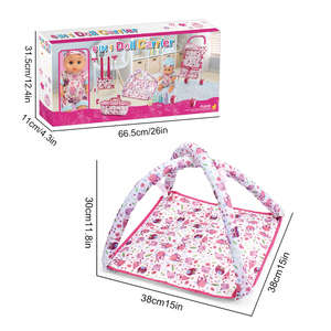 6 In <span class=keywords><strong>1</strong></span> Baby Dolls Play House Toy 12 pollici Reborn Dolls carrello altalena sedia a dondolo giocattoli <span class=keywords><strong>per</strong></span> bambini - Product Image 6