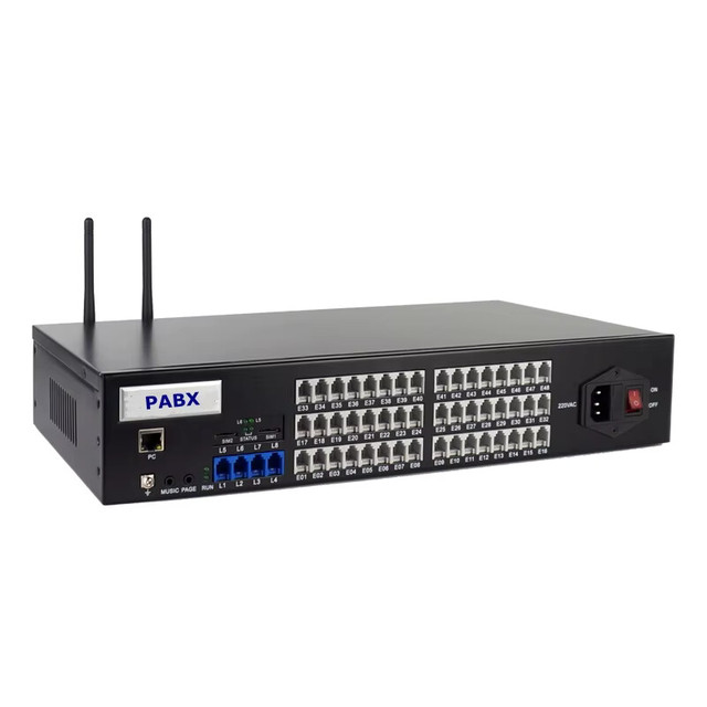 GSM Wireless PBX / PABX Phone System / 16 Extensions GSM PABX Telephone Exchange TP848-416 with 2 SIM Slots