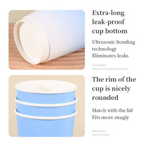 Vasos de Papel para Café de Doble Pared con Impresión Personalizada, Diseño de Cielo Estrellado, Laminados, Aislantes, Desechables, para Bebidas Calientes, para Cafeterías - Product Image 3