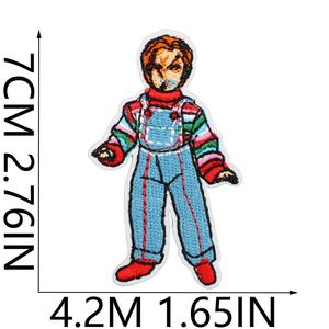 แผ่นปักลายตุ๊กตาสยองขวัญฮาโลวีน Good Guys แบบรีดติด - Product Image 3