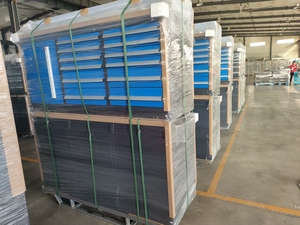 भंडारण उपकरण बॉक्स के लिए रोलिंग ट्रॉली धातु दराज कैबिनेट के साथ अनुकूलन योग्य स्टील गैरेज टूल कार्ट के लिए दराज-ओएम समर्थन - Product Image 6