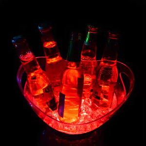 Classic Colorful Acrylic LED Light Bar Club Wine <b>Bucket</b> for <b>Champagne</b> Beer Storage Durable Beverage Tubs Ice for Wine Wine - Product Image 2