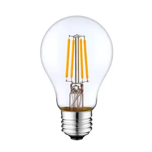 Schlechteste einfarbige Temperatur A19 A60 LED-Glühlampen 2,5/4,5/7 Watt Äquivalent 25/45/60 Watt Abstrahl winkel 360 Grad