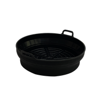 Panier de friteuse à air pliable personnalisé facile à nettoyer revêtement de friteuse à air pliable en silicone marmite de cuisson pour la cuisine