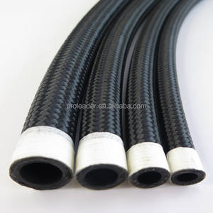 Se J1532 एन 4 एन 6 एन 8 एन 10 एन 12 एन 16 एनबर रबर का ब्रेएडेड ऑयल कूलर नली ब्लैक नायलॉन कार ऑटो के लिए रबर ईंधन पाइप के बाहर - Product Image 4