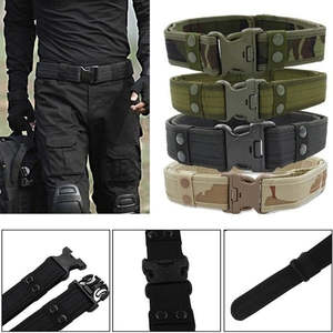 Ceinture de protection tactique de camouflage pour l'extérieur, sport, chasse, entraînement, multi-fonction, large ceinture en nylon, imperméable, unisexe - Product Image 2