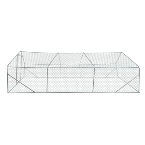 XPT035 Grande Pollaio 3L*6P*2A Recinto per Galline in Ferro Gabbie per Volatili Calpestabili con Tettuccio Parasole Impermeabile Rete Metallica Articoli da Giardino per Esterni - Product Image 5