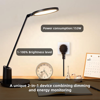 Bilihondim EU Mini variateur d'intensité Zigbee Plug and Play avec compteur de puissance 1 canal compatible avec Google Assistant contrôle sans fil