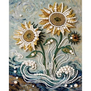 Kit de Peinture Diamant 5D Personnalisé Thème Océan et Plage, Kit de Peinture Perles DIY pour Adultes, Décoration Murale Salon, Marque Privée - Product Image 5