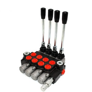 Válvula de Control Direccional Monobloque Hidráulica Manual de 4 Bobinas P40 |   Fabricante Directo de Fábrica y Servicio OEM/ODM - Product Image 2