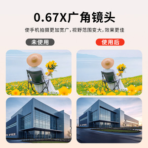 15-In-1 Mobile Phone Lens Kit Wide Angle Fisheye Macro UV Filters For Samsung General Use Optical Glass Lenses - Product Image 3