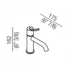 Agape Fez 2 contemporanea a foro singolo miscelatore lavabo spazzolato per cucina bagno soggiorno palestra scuola ospedale per CSA approvato - Product Image 2