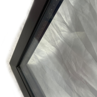 Réfrigérateur à porte vitrée transparente avec cadre en plastique personnalisé, petit réfrigérateur, porte vitrée