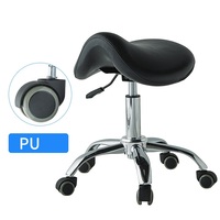 Chaise de barbier pivotante en fer – Tabouret de tatoueur sans accoudoirs – Design rotatif pour salon de coiffure et maquillage – Mobilier commercial contemporain