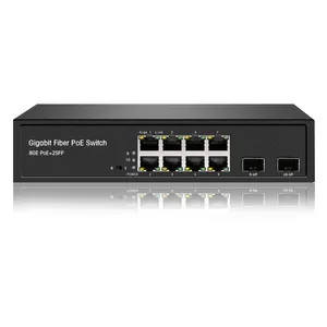 Custom 120w Poe 8 Port Gigabit Unmanaged Network Switch With Sfp