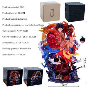 Nuova Statua <span class=keywords><strong>Anime</strong></span> Giapponese One Piece 30cm Monkey <span class=keywords><strong>D</strong></span> Luffy, Action Figure in PVC, Modellino da Collezione, Regalo per Bambini - Product Image 2