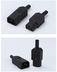 10A 250 В черный IEC C13 C14 гнездовой разъем питания 3-контактный разъем переменного тока c13 штекер - Product Image 6