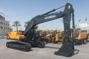 Excavatrice Hyundai utilisée pelle d'occasion R215L 22 tonnes matériel de construction R215L pelle sur chenilles à vendre - Product Image 2