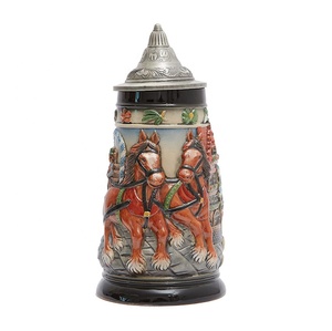 Mug <span class=keywords><strong>de</strong></span> <span class=keywords><strong>bière</strong></span> en acier inoxydable avec couvercle petper, 0.75 litres, animaux <span class=keywords><strong>de</strong></span> compagnie, camping-car, infusion à boire, Tankard - Product Image 4