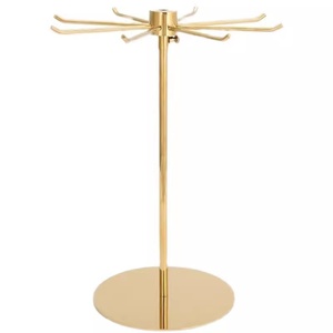 Modern stil Metal kravat standı takı dönen dönen dükkan için vitrin rafı - Product Image 5