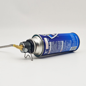 Adaptador de quemador para estufa de exterior con soporte para conversión de cartuchos de gas, uso portátil para acampar, construcción metálica - Product Image 3