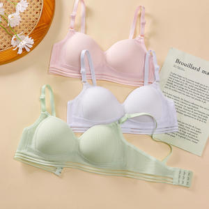 Nel sud-est asiatico il piccolo petto esplosivo transfrontaliero della ragazza confortevole traspirante sottile biancheria intima da studente che raccoglie reggiseno regolabile - Product Image 5