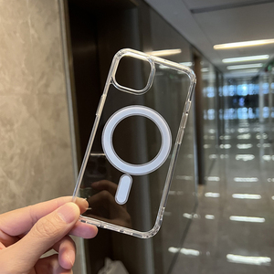 Funda Magnética Transparente a Prueba de Golpes de Fábrica para <span class=keywords><strong>iPhone</strong></span> 16 15 14 13 12 <span class=keywords><strong>Pro</strong></span> Max Plus <span class=keywords><strong>11</strong></span> X <span class=keywords><strong>XR</strong></span> XS - Product Image 3