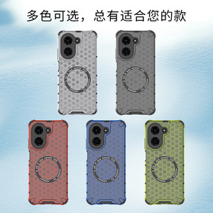 <span class=keywords><strong>เคส</strong></span> TPU รังผึ้งโปร่งแสงกันกระแทก + PC สำหรับ Xiaomi 15 14T redmi <span class=keywords><strong>A5</strong></span> 14C NOTE14 15 Pro รองรับ<span class=keywords><strong>เคส</strong></span>ชาร์จแบบไร้สาย - Product Image 3