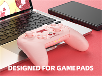 Controlador Inalámbrico Portátil para Juegos, Controlador Inalámbrico para PC, Controlador de Juegos para iPhone, Switch, PS4