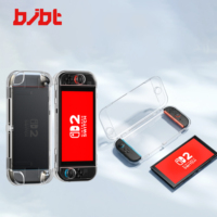 Coque de protection transparente intégrale en PC BJBT pour Nintendo Switch 2 – Housse rigide antichoc et anti-rayures en PC transparent
