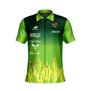 Chemises de fléchettes pour hommes avec poche, design personnalisé, sublimation, vente en gros 2019 - Product Image 2