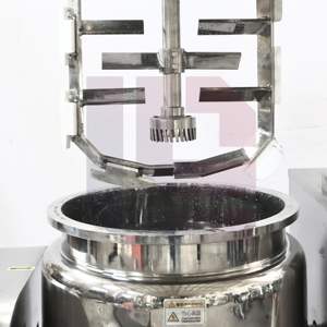 Mélangeur émulsifiant sous vide avancé 100L avec homogénéisateur pour usine pilote de laboratoire et tests cosmétiques - Product Image 4