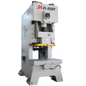 JH21-200T एकल क्रैंक हाइड्रोलिक प्रेस छिद्रण काटने बिजली प्रेस मशीन
