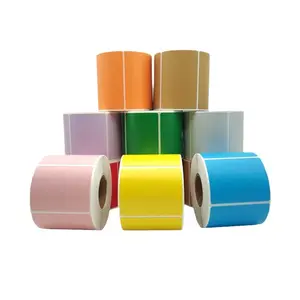 2024 Sticker Manufacturer 100mm X 150mm Thermal Label Maker Color Multicolored Labels
