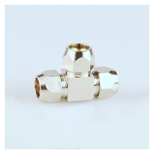 Rixin Copper Pipe Compression Fitting 4-16mm For Rigid Tube Threaded Connection - Product Image 1