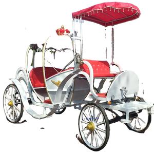 Carruaje de calabaza dorada hueca de Cenicienta decorativa grande, transporte especial sin caballos de boda de alta calidad Hengyisheng - Product Image 3