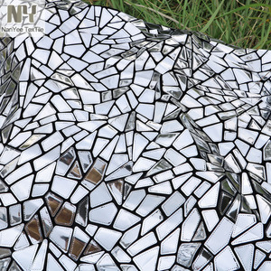 Vải nhung sequin bạc bóng hình dạng đặc biệt cao cấp Nanyee Textile dùng cho trang phục sân khấu - Product Image 2